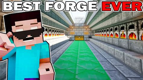 Building The BEST Massive Auto Furnace Room In Minecraft Smelt