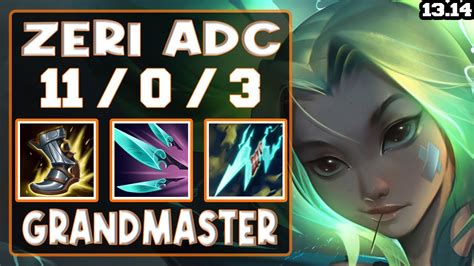 Zeri Vs Aphelios Adc KR GrandMaster Patch 13 14 YouTube