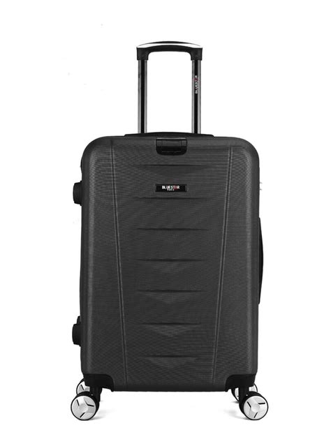 Bluestar Valise Weekend Abs Ajaccio Roues Cm Noir Kiabi