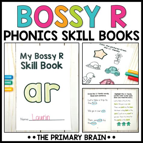 Bossy R Phonics Printable Books For R Controlled Vowels Practice Made