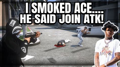 I Smoked Ace He Told Me To Join Atk Gta Rp Grizzley World