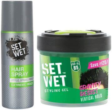 Set Wet Extreme Hold Styling Hair Spray For Men