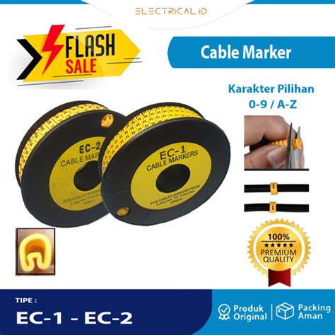 Jual Cable Marker Ec 1 Ec 2 Huruf A Z Ec1 0 9 Kota Tangerang