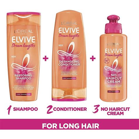 Loreal Paris Elvive Dream Lengths No Hair Cut Cream Leave In Treatment