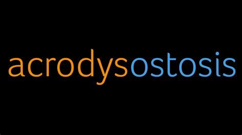 Acrodysostosis Support & Research - YouTube