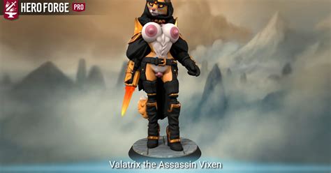 Valatrix The Assassin Vixen Made With Hero Forge