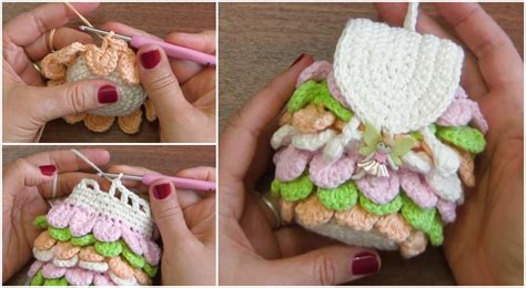 Crochet Mini Backpack Crocodile Stitch Free Pattern Video Love