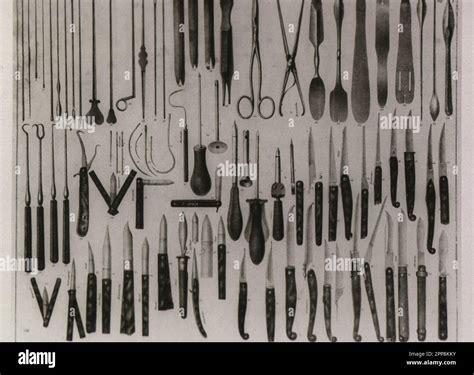 Various types of surgical instruments Stock Photo - Alamy