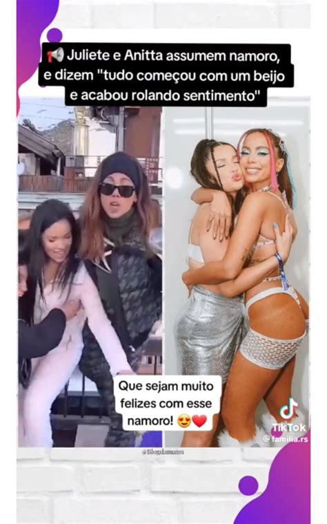 Foto Juliette E Anitta Assumem Namoro E Dizem Tudo Come Ou Um