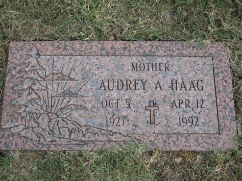 Audrey Alice Carpenter Haag Find A Grave Memorial