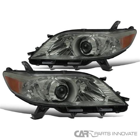 Spec D Toyota Sienna Halogen Projector Headlights Chrome