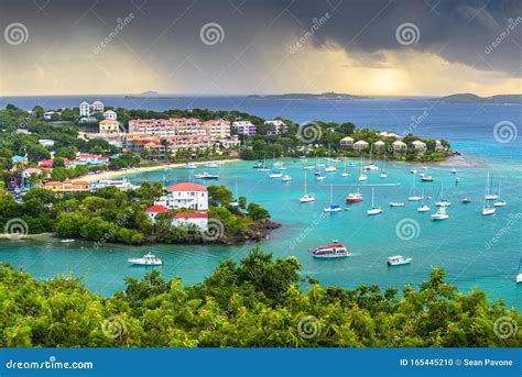 Cruz Bay St John United States Virgin Islands Stock Photo Image Of