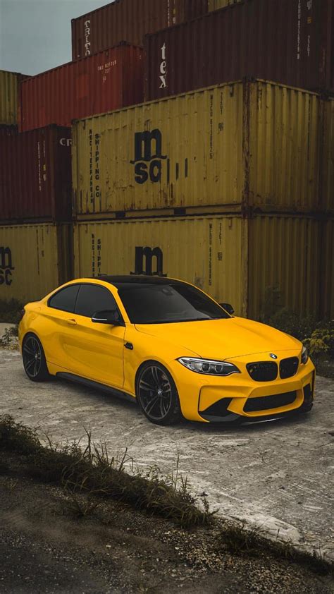 Yellow BMW Wallpapers Top Free Yellow BMW Backgrounds WallpaperAccess