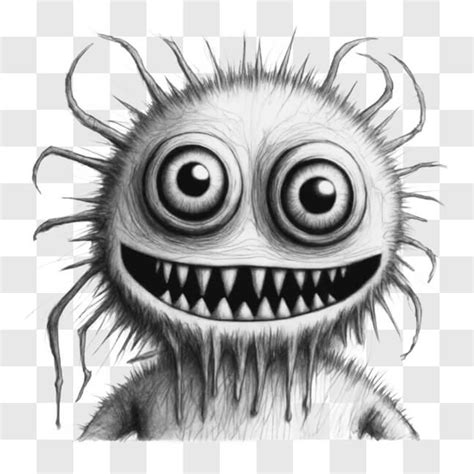 Download Adorable Alien Monster Drawing for Kids' Toys Sketches Online - Creative Fabrica