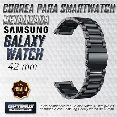 Correa Banda de Metal Magnética Acero Inoxidable 20mm reloj Smartwatch