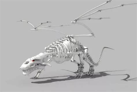 Dragon Skeleton Free 3d Model - .Max - Open3dModel