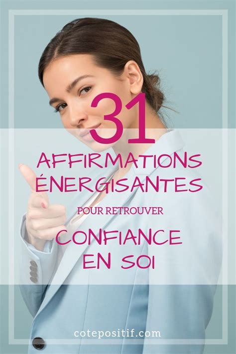 Affirmations Booster La Confiance En Soi Artofit