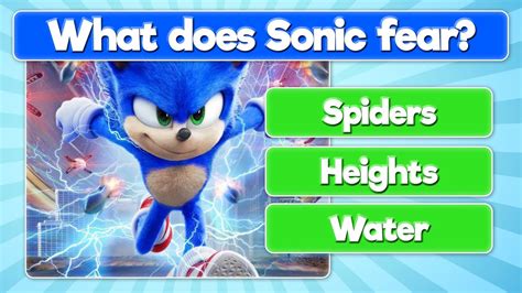 Sonic The Hedgehog 2 Movie Quiz How Much Do You Know About Sonic The Hedgehog 2 Youtube