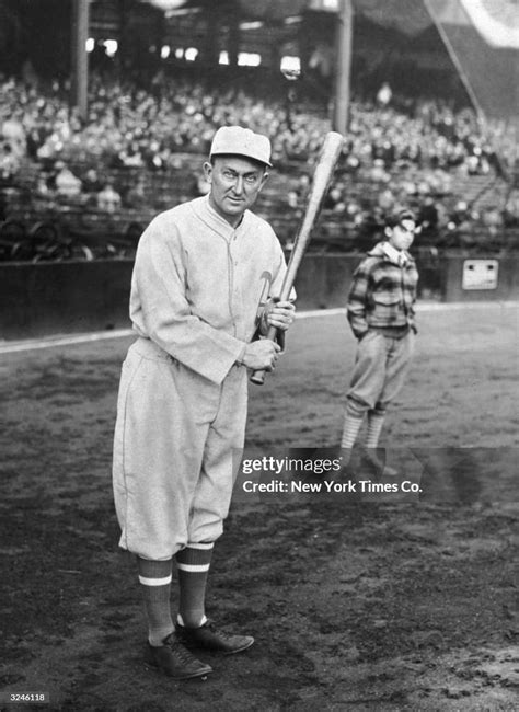 American Baseball Player Ty Cobb Of The Philadelphia Athletics Poses
