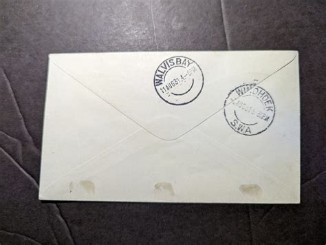 S Rhodesia Airmail First Flight Cover Ffc Bulawayo To Capetown S