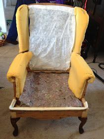 Diy How To Reupholster A Wing Back Chair Queen Anne Reupholster