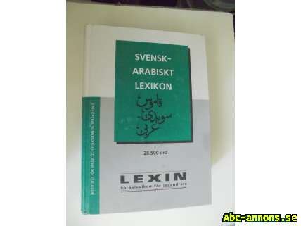 Svensk arabiskt lexikon Böcker Litteratur ABC annons se Gratis