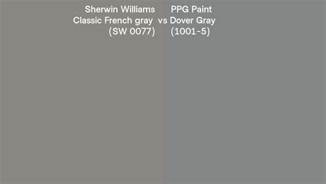 Sherwin Williams Classic French Gray Sw Vs Ppg Paint Dover Gray