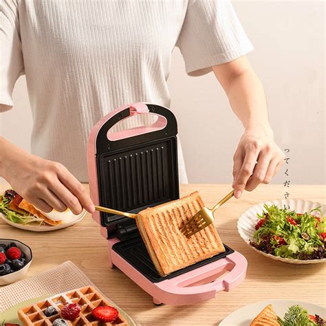 Waffle Maker Sandwich Maker Multifunctional Light Breakfast Machine ...