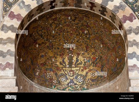 Mihrab De La Madrasa Complejo De Qalawun Cairo Egipto Fotograf A De