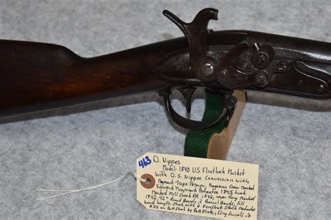 Sold At Auction D Nippes Us Model 1840 Flintlock Musket