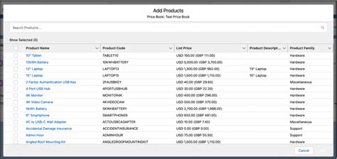 Adding Price Book Entries In Salesforce White Glove Consulting Group LLC