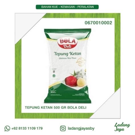 Jual Tepung Ketan 500gr Bola Deli Shopee Indonesia