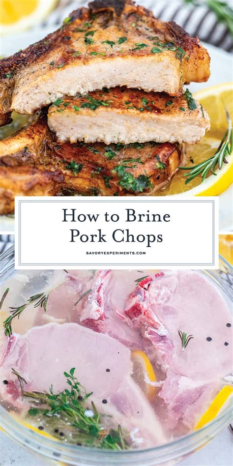 The Best Brine for Pork Chops - Savory Experiments