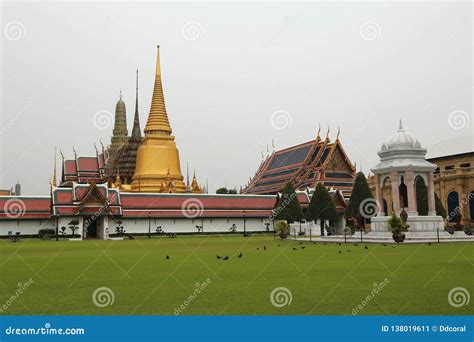 Temple of the Emerald Buddha in Bangkok, Thailand Stock Image - Image ...