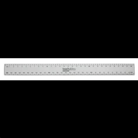 Teachables Plastic Rulers 30cm Pack Of 30