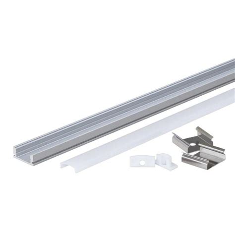 Crni Aluminijski Profil Za LED Traku Nadgradni 2m 17 4 X 12 4 X 7 Mm