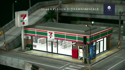 Build A Seven Eleven Diorama For Hot Wheels Youtube