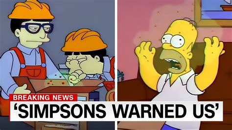 Times The Simpsons Predicted The Future Youtube