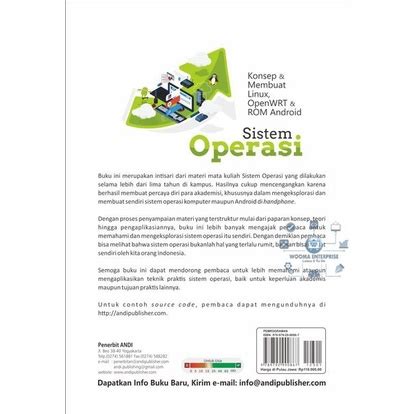 Jual Buku Sistem Operasi Konsep Dan Membuat Linux Openwrt Dan Rom