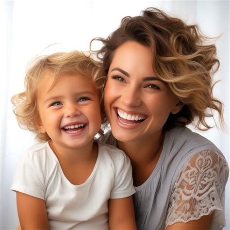 Madre E Hija Juntas Y Felices Foto Premium