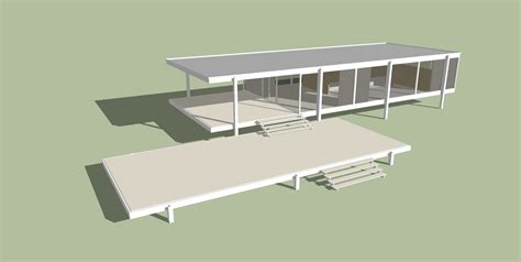 Archivo STL Casa Farnsworth Diseño para descargar y imprimir en 3DCults