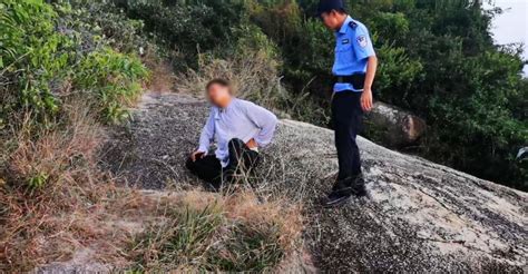 男子登山突然腹部剧痛难忍，惠东警方接报及时搜救送医 秦先生 突发 救援