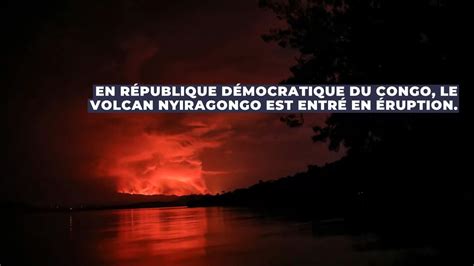 RD Congo les terrifiantes images de l éruption du volcan Nyiragongo