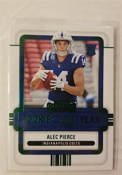 Panini Contenders Rookie Of The Year Green Foil Card Roy Api