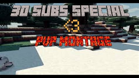 Minecraft PVP Mini Montage 30 Subs Special Greek YouTube