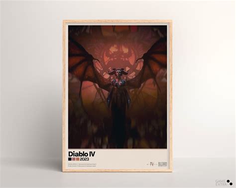 Diablo IV Poster Physical Print Game Wall Art Poster Print Art Print ...