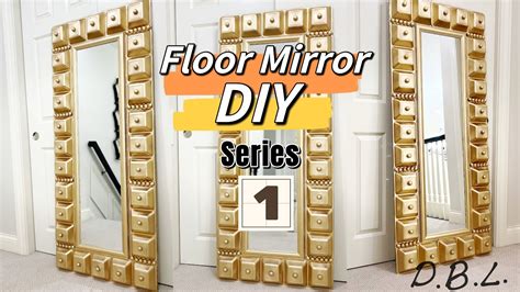 How To DIY Large Floor Mirror 1 Dollar Tree Hack Walmart Mirror Hack