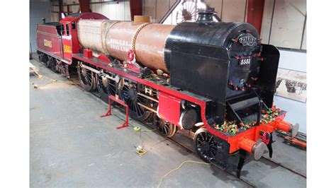 5551 Prepared For Move To West Shed For Final Construction Work Steam