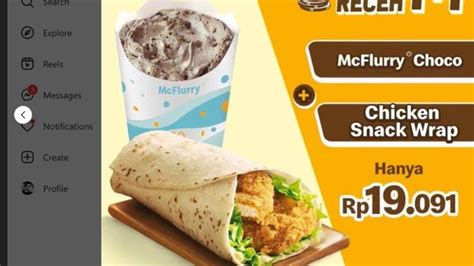 Promo Mcdonalds Februari Ada Menu Receh Mcflurry Choco Dan