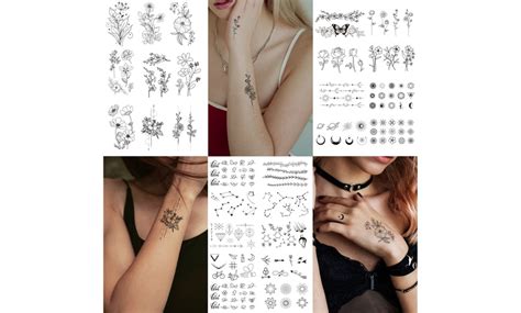 Up To 28 Off On Cerlaza Temporary Tattoos For Groupon Goods